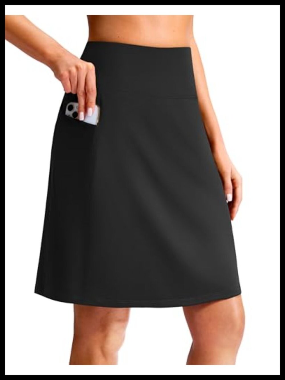 G Gradual Women's Athletic Skort Golf Tennis Skirt 20" High Waisted Built-in